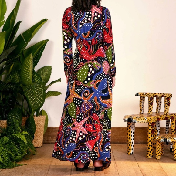 FARM Rio Under the Sea Maxi Dress - Picture 2 of 7